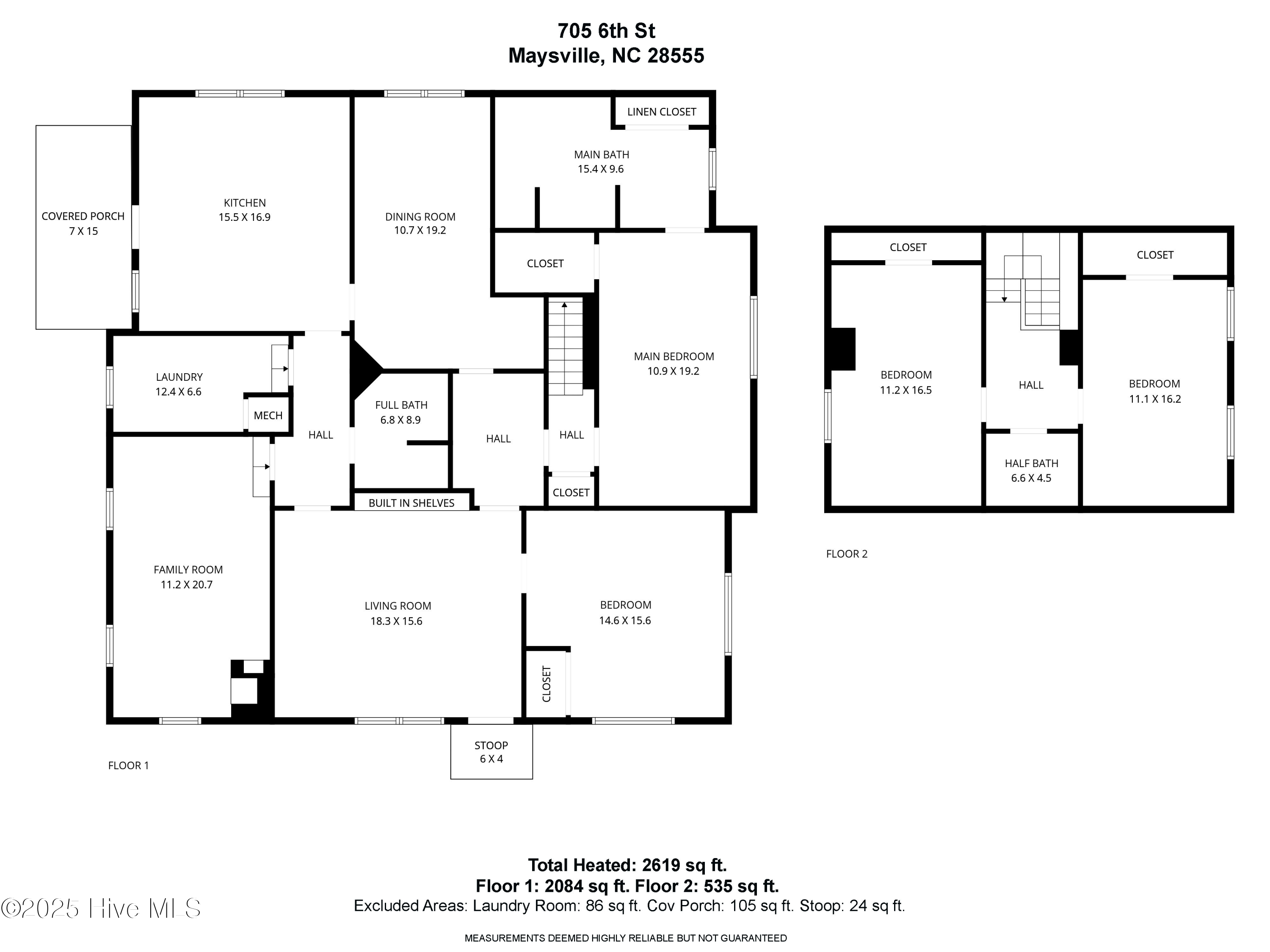Homes For Sale - 705 Sixth Street<br/> Jones County, Maysville, NC 28555