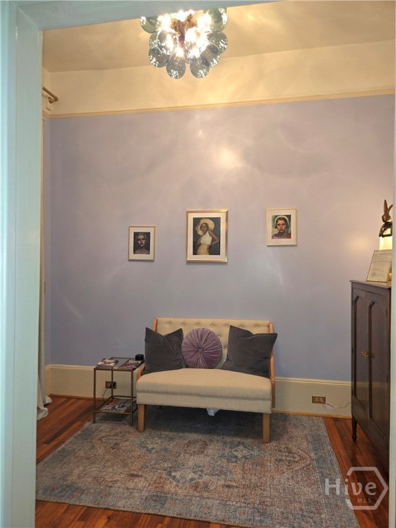 Foyer sitting area.