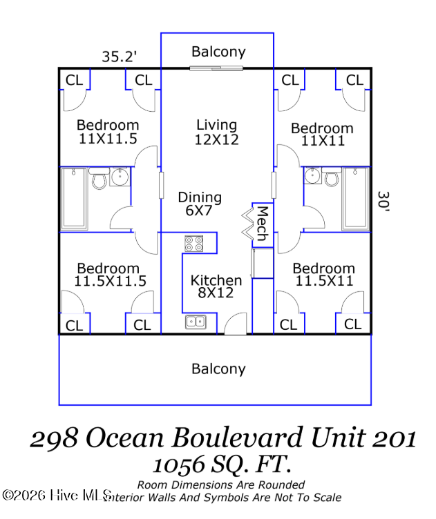 Exterior photo of 298 Ocean Boulevard W # 201, Holden Beach, NC 28462. MLS: 100588928