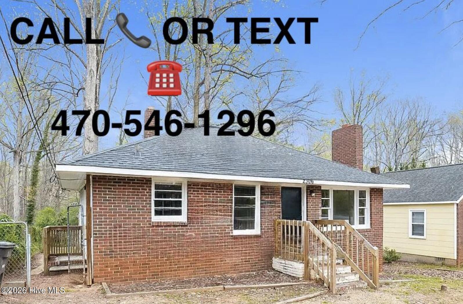 Exterior photo of 2333 Redbud Lane, Winston-Salem, NC 27106. MLS: 100584147