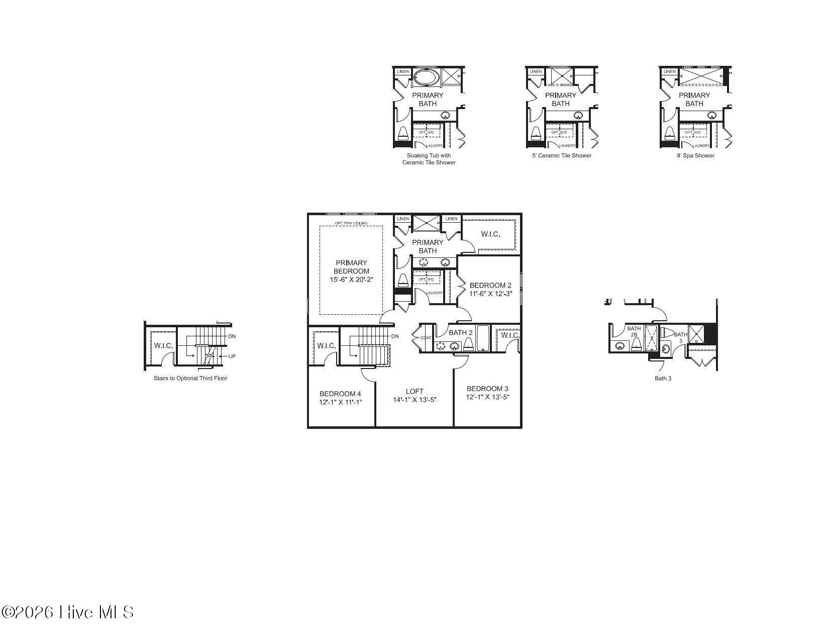 Second Floor w/ Available Structural Options