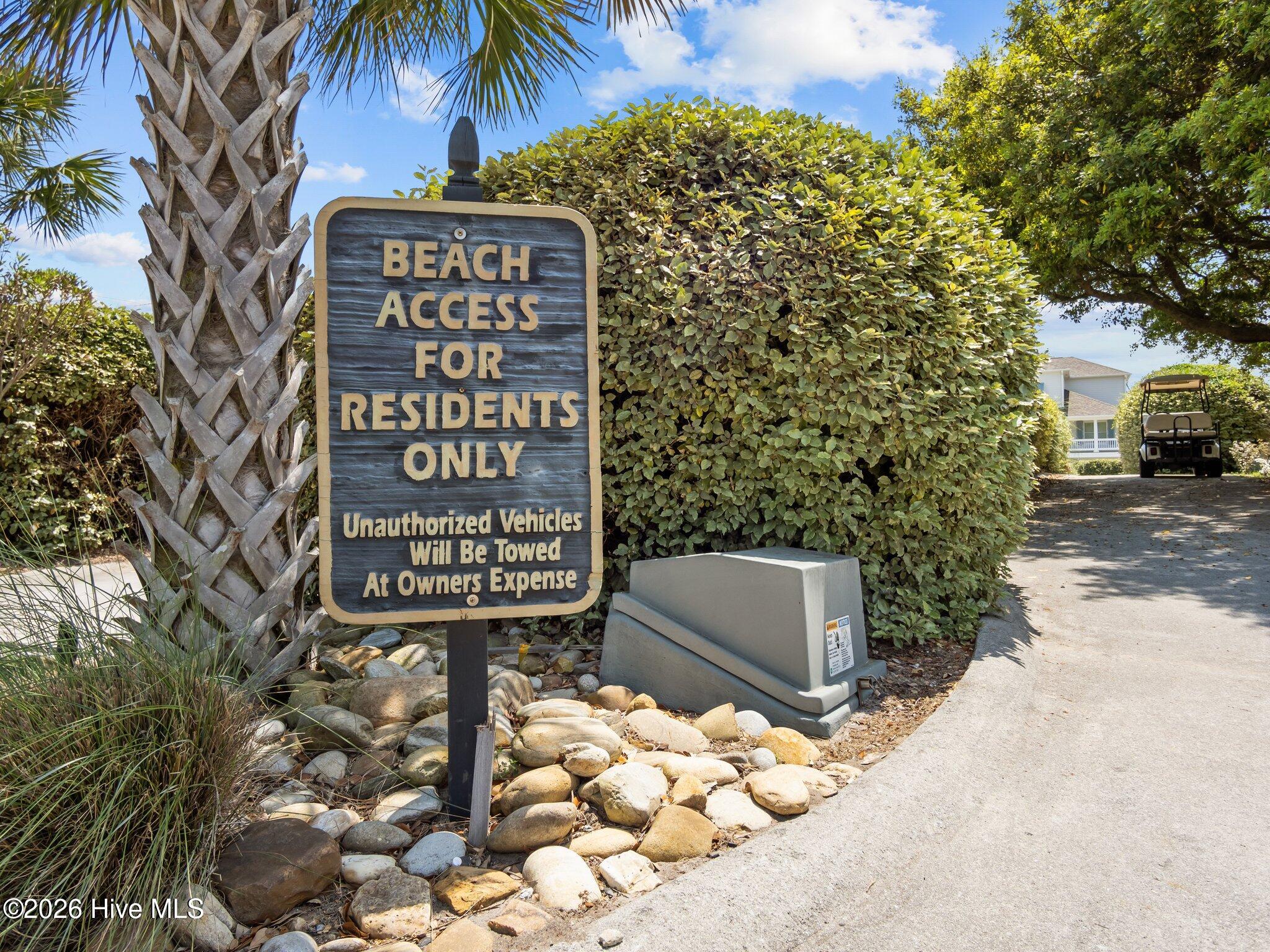 Private Beach Access Private Beach Access through the sister neighborhood of Dolphin Ridge-