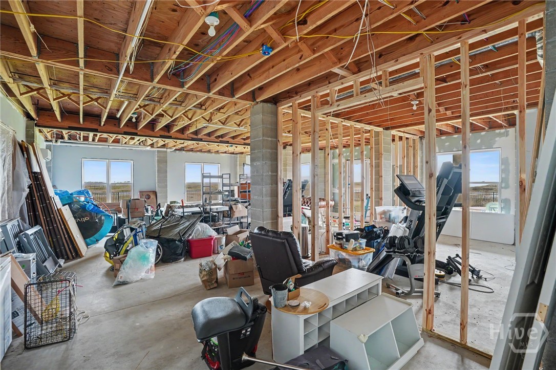 Ample Storage Space that could be enclosed Living Spaces
