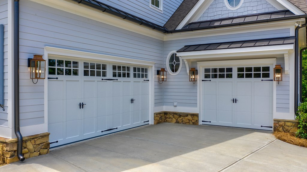 3 car attached garage