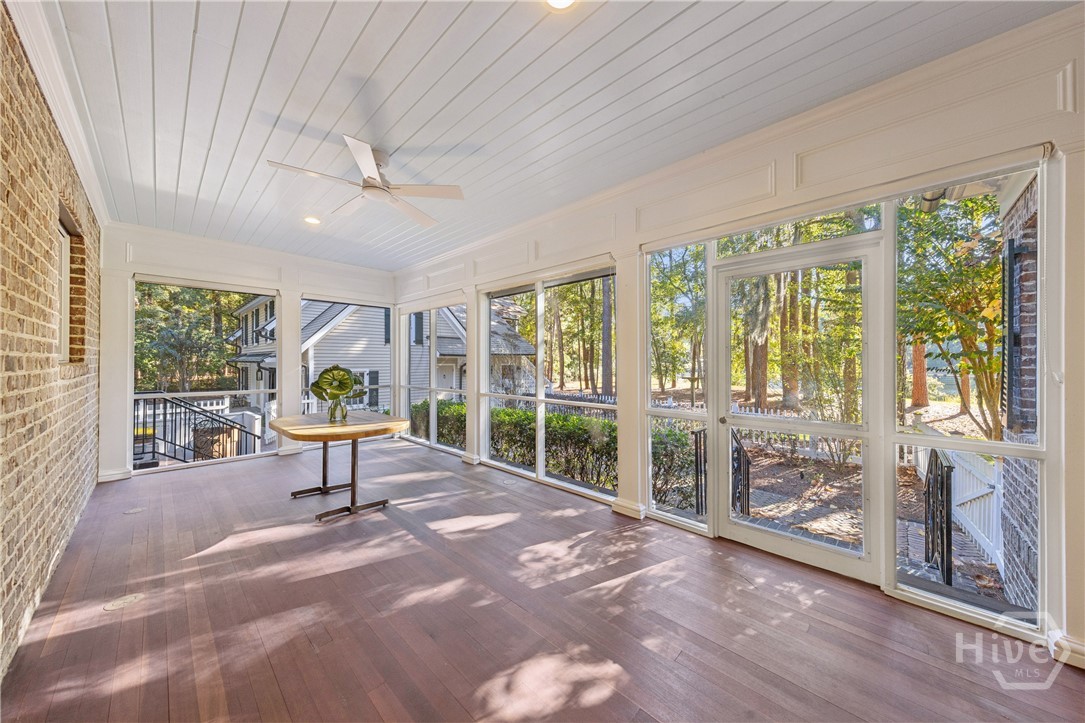 Screened In Porch off Living Room and Kitchen