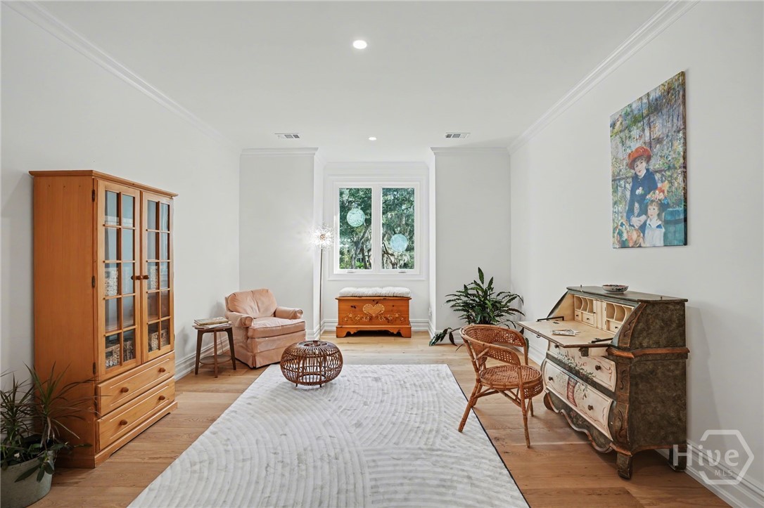 Bonus Room over the garage with a walk -n closet and 2 access points to attic space/storage