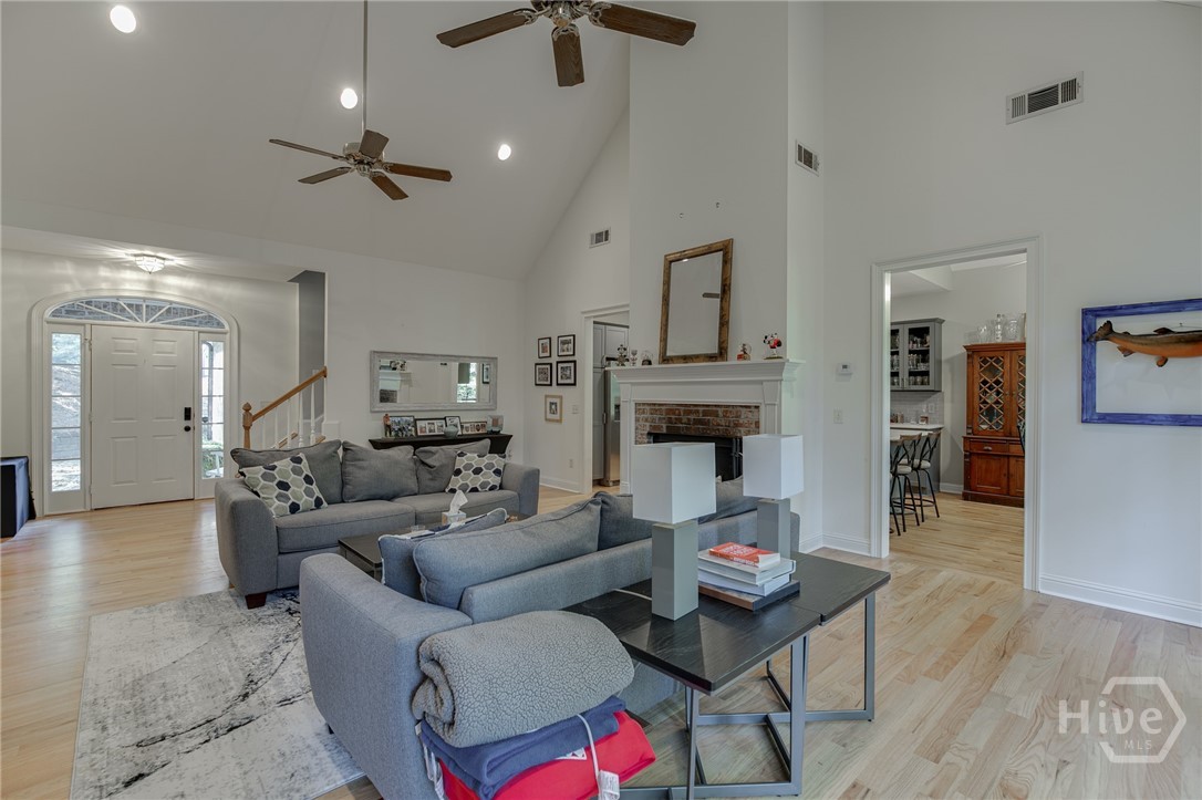 Living Room and Front Door