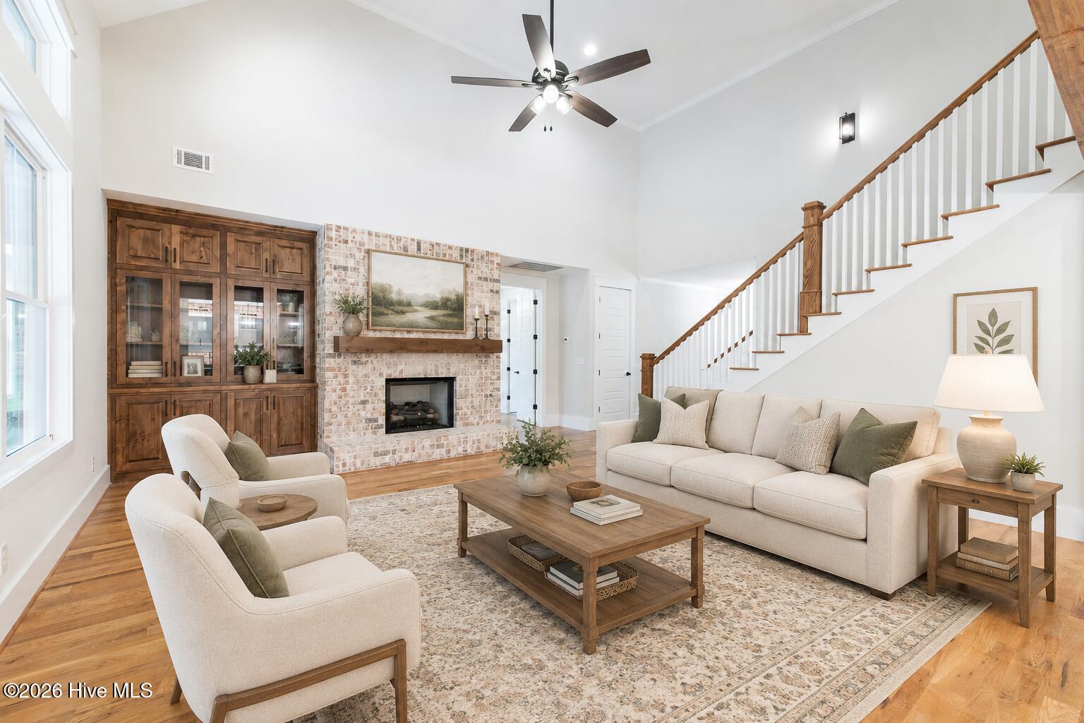 Living Room with Fireplace!