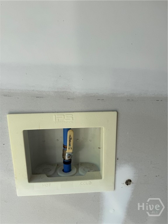 Emergency water shut off in garage.