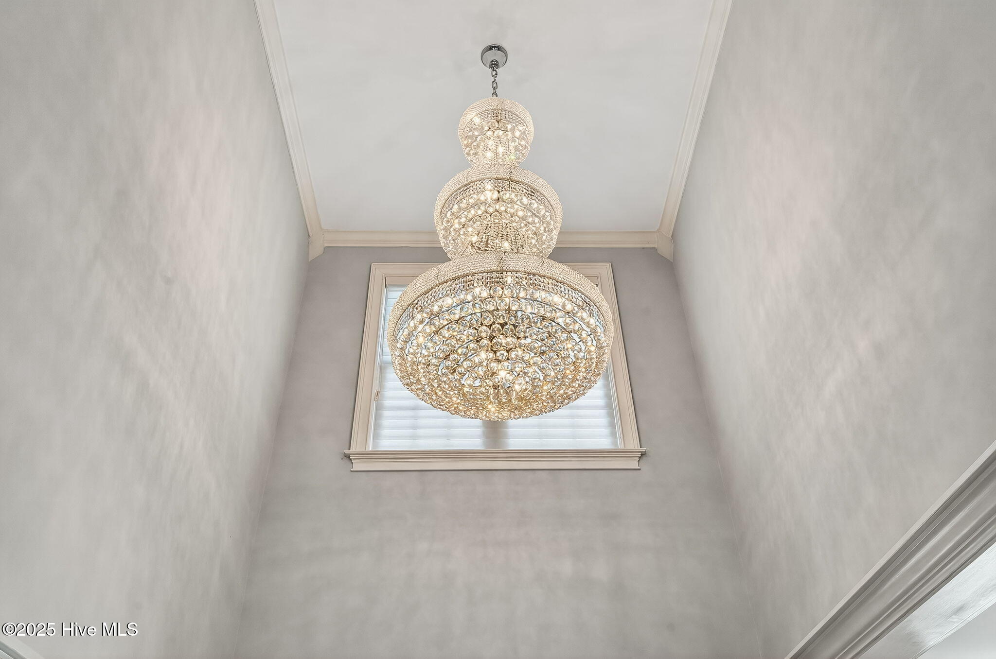 Chandelier in Entry Foyer