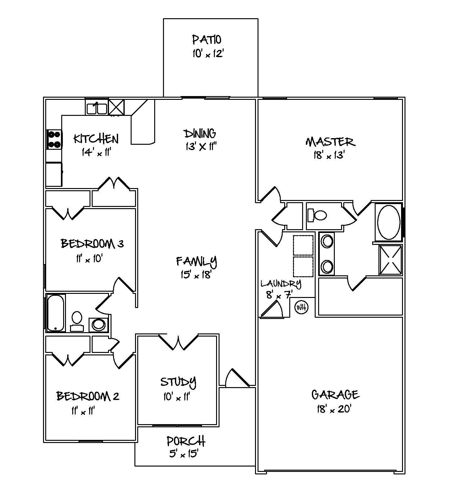 Ashford floor plan