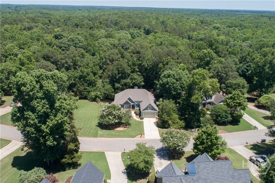 Aerial of Front of House