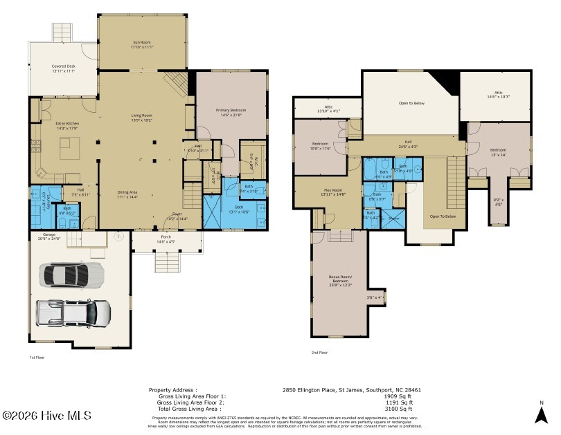Exterior photo of 2850 Ellington Place, Southport, NC 28461. MLS: 100556154