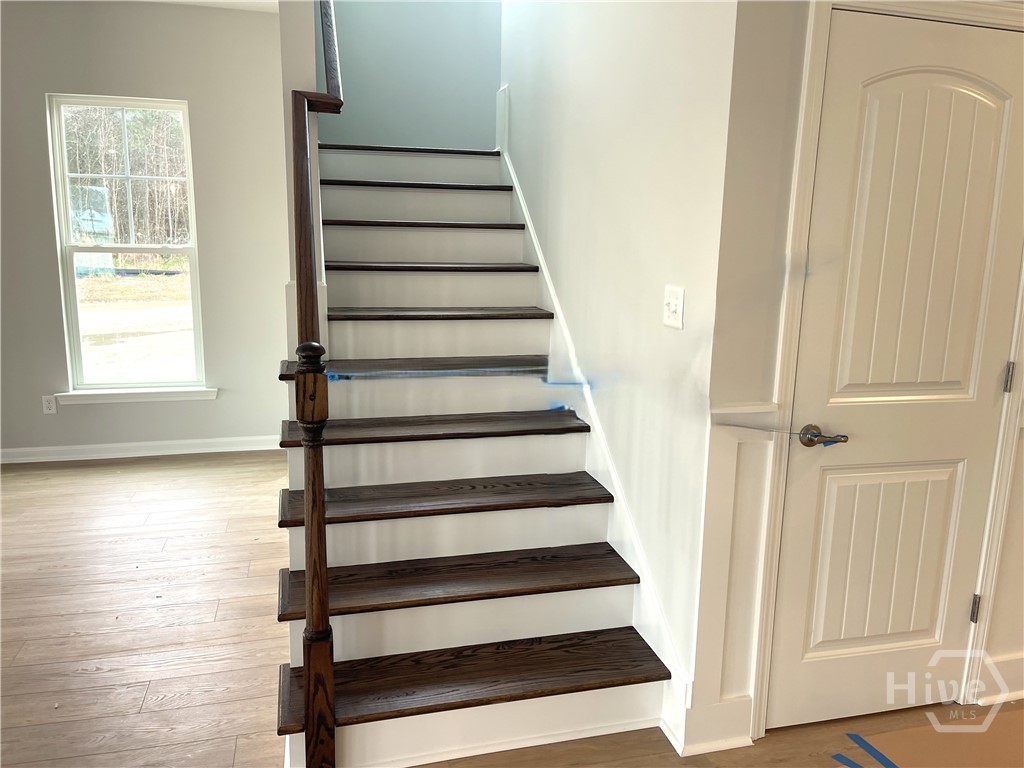 Stained Oak Stairs
