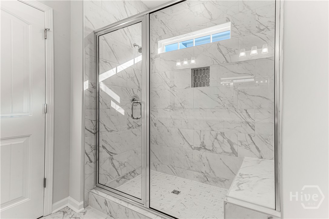 Six Foot Walk in Shower with 12