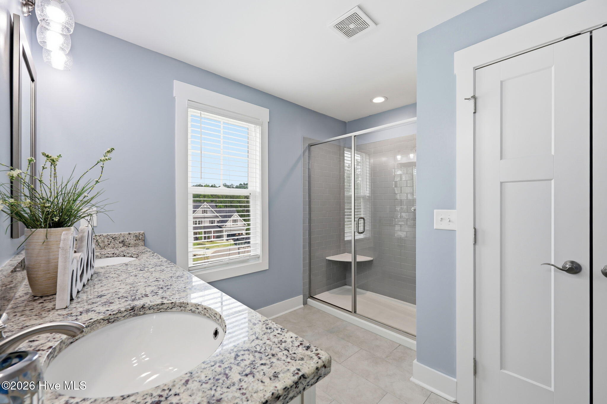 Owner Bath with additional custom closet