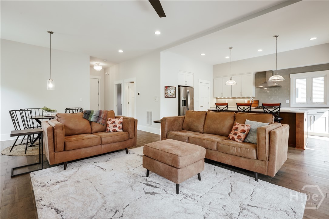 Bright open floor plan