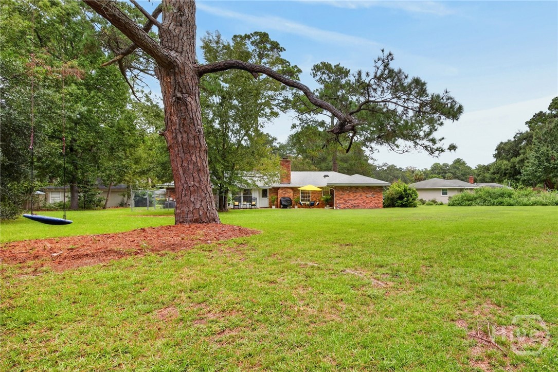 Car and Boat are not for sale.  But the yard allows for keeping your boat in the back yard.