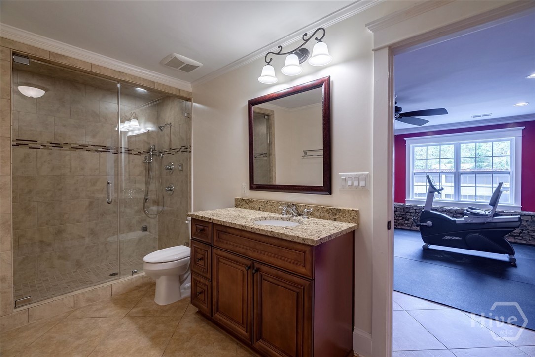 bottom floor full bathroom