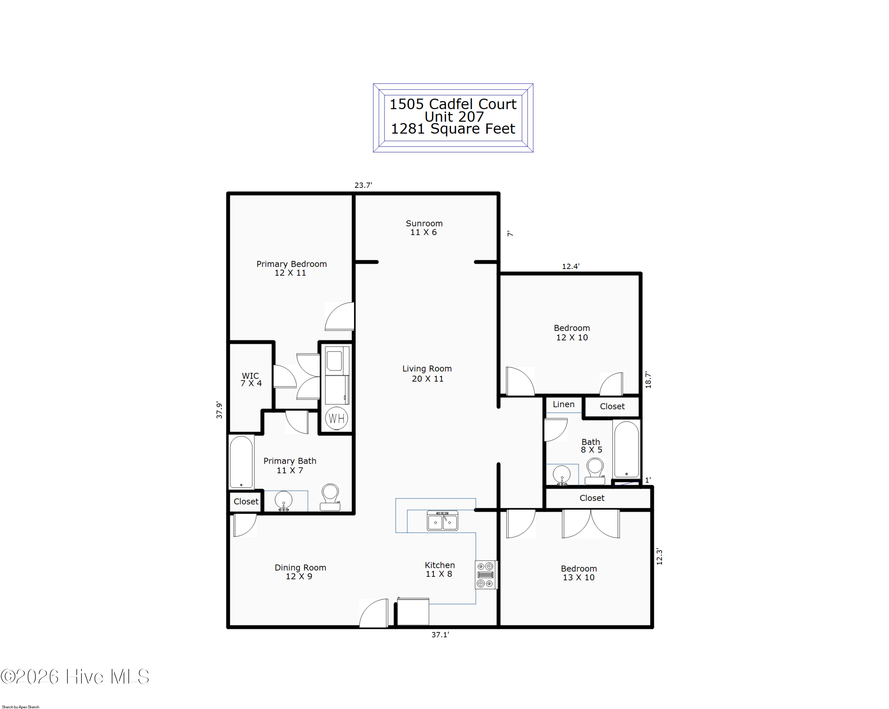 Exterior photo of 1505 Cadfel Court Unit 207, Wilmington, NC 28412. MLS: 100600809