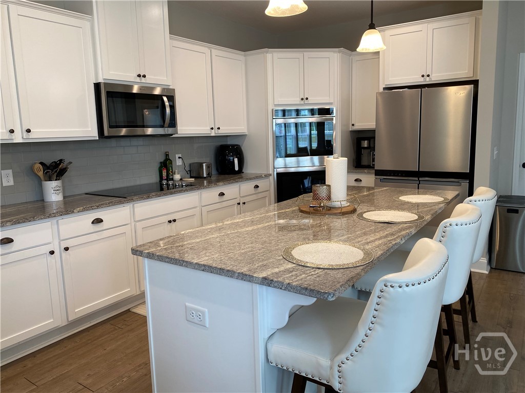 Kitchen with granite counters