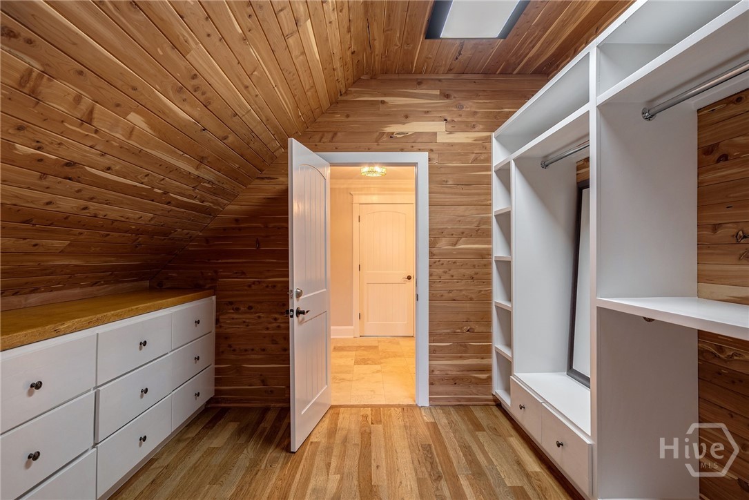 cedar lined walk in closets