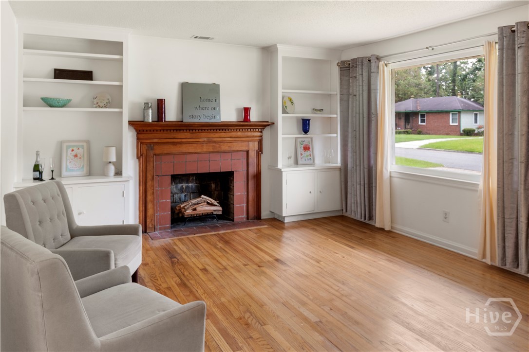 Wood Burning Fireplace