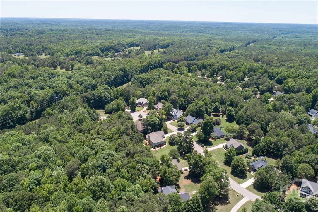 Aerial Looking  Over Hidden Spring Towards Green Top Way