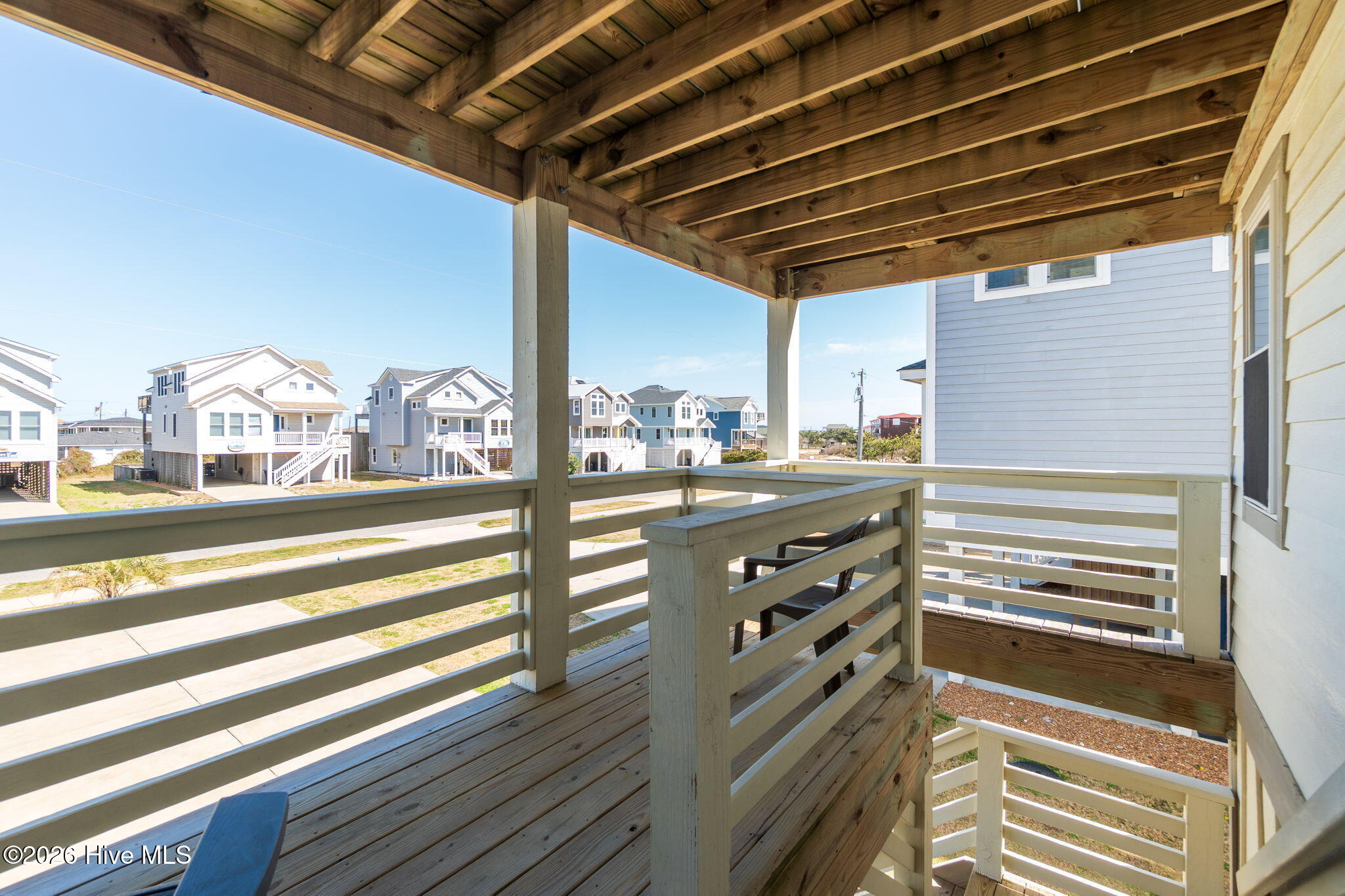 Front Deck 2nd level stairs to ground floor