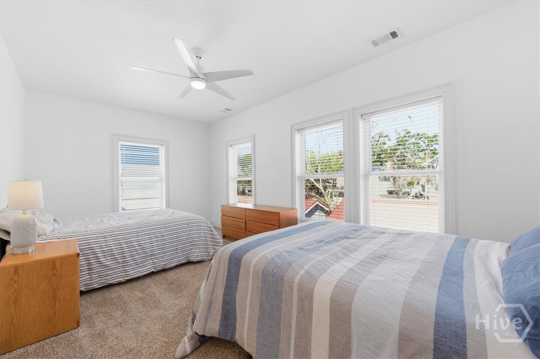 Large 1st Bedroom, can easily fit 2 Queen Beds