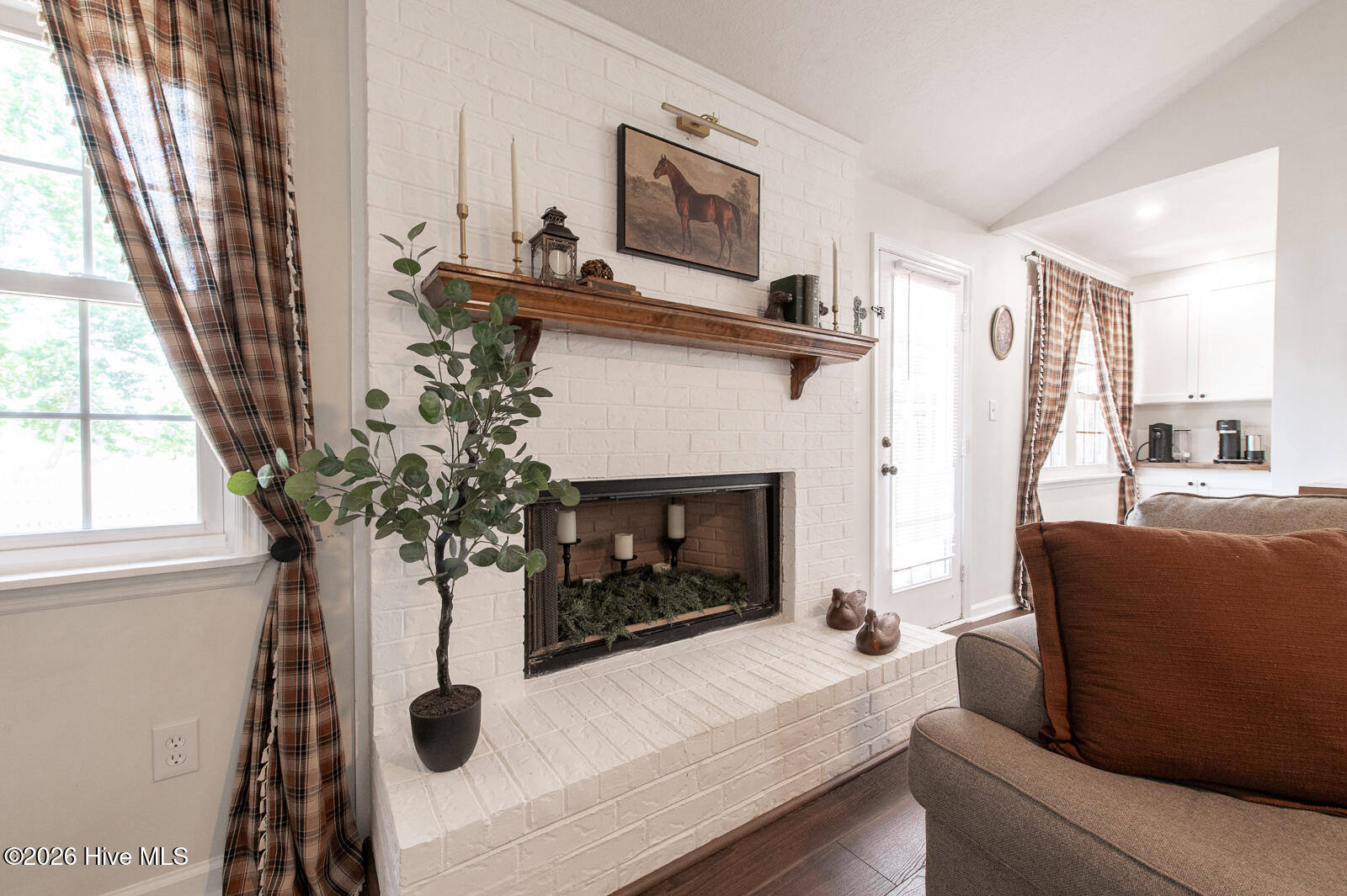 Brick Fireplace!