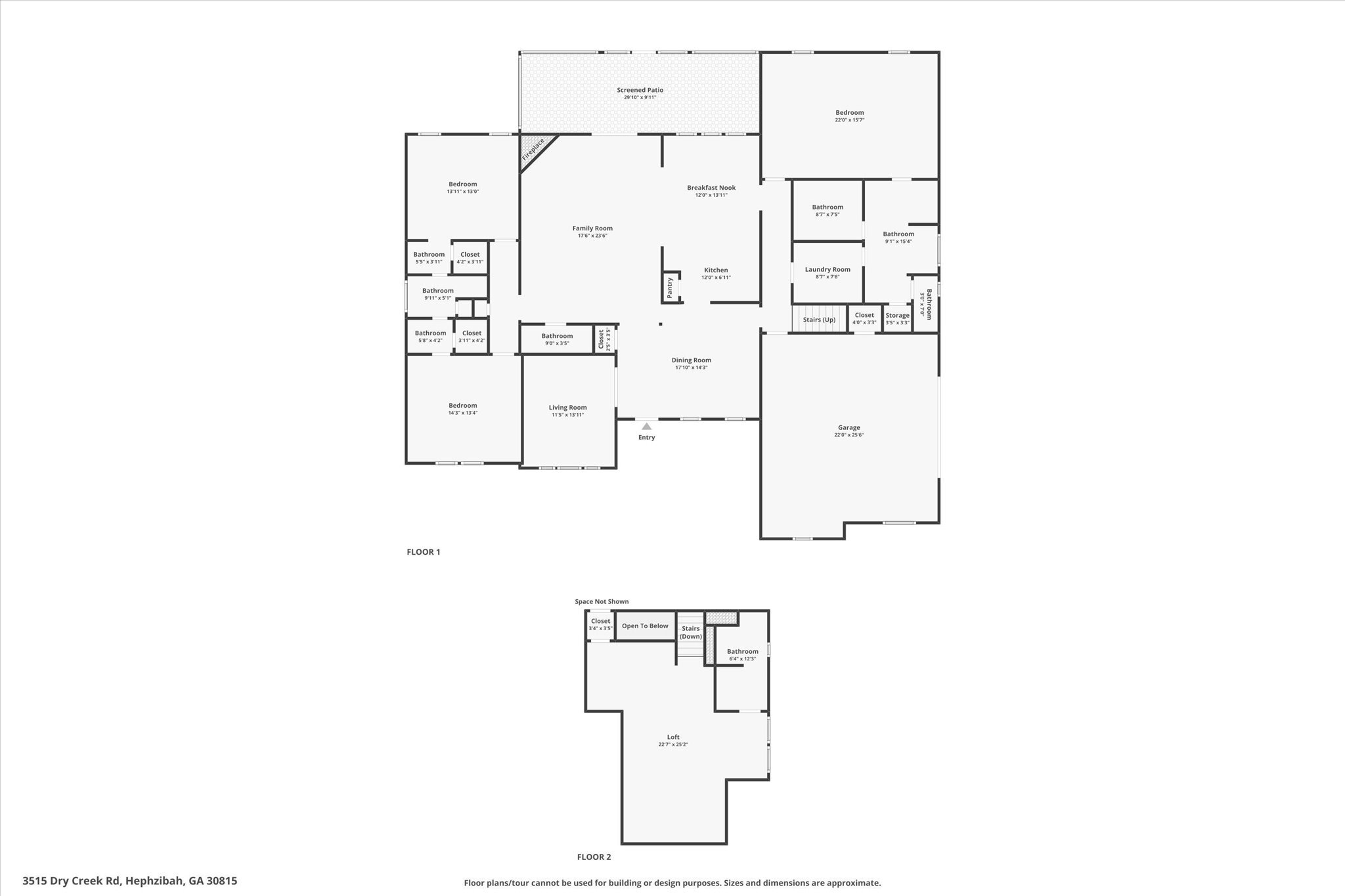 Homes For Sale - 3515 Dry Creek Road<br/> Hephzibah, GA 30815