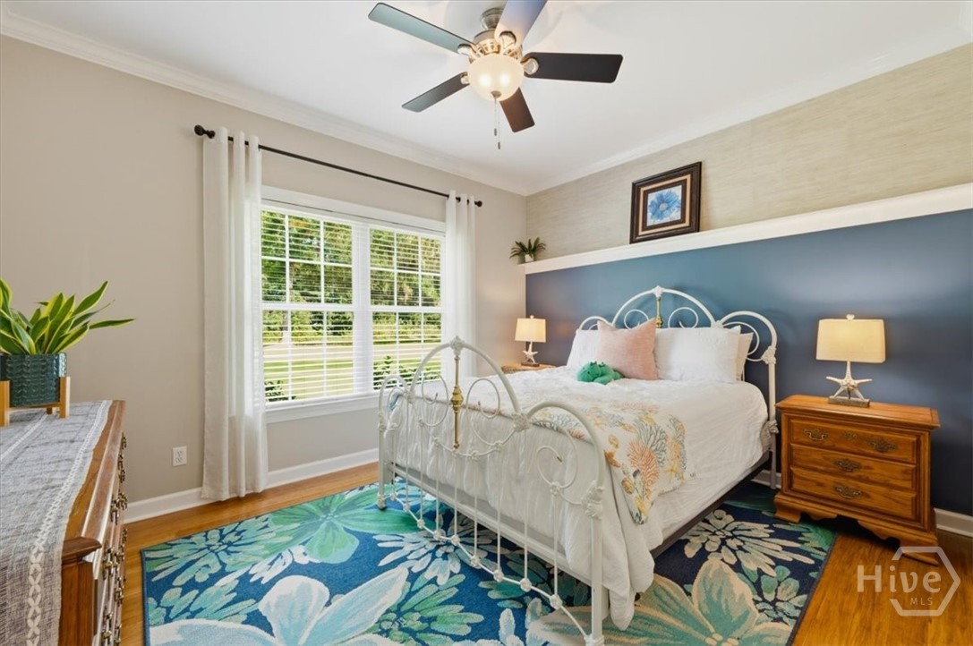 Light and bright with large windows.