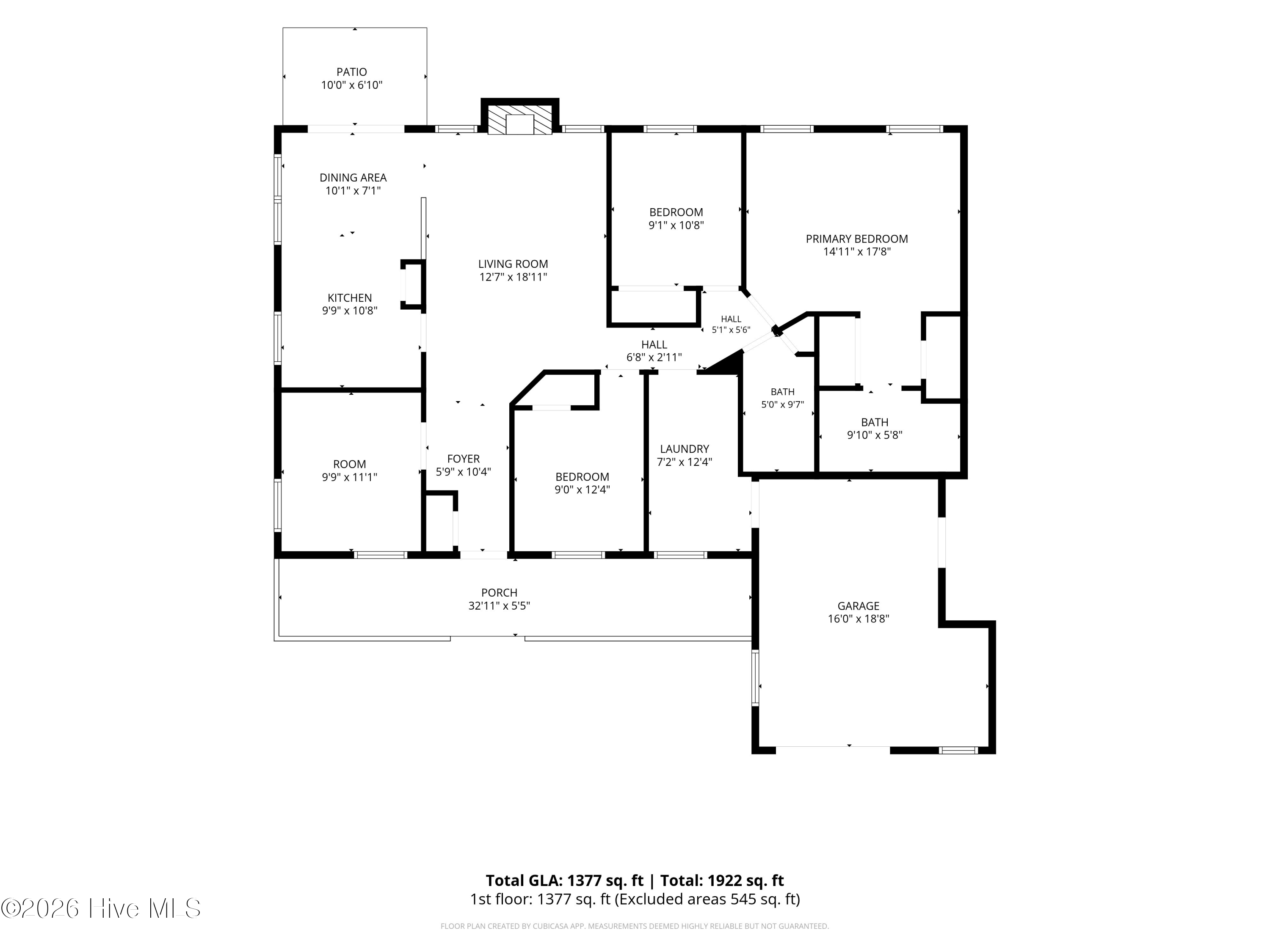 Exterior photo of 2218 Bridle Trail, Midway Park, NC 28544. MLS: 100598807