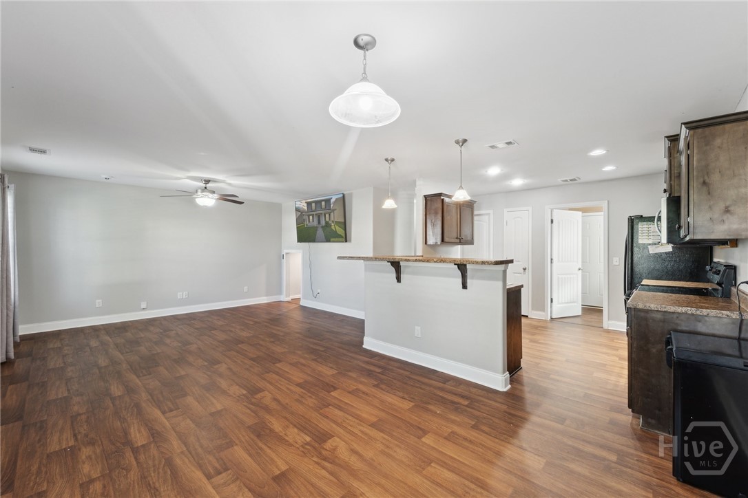 Wide open floor plan