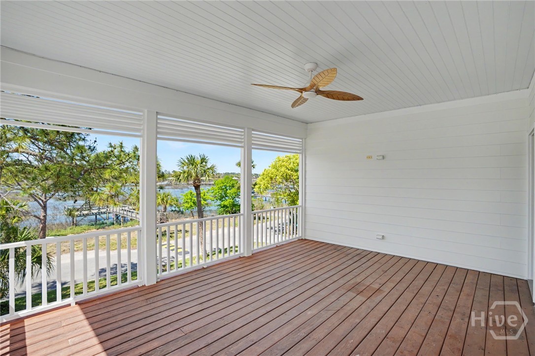 Second Floor - Huge Balcony overlooking Tybee Creek and Horsepen Creek