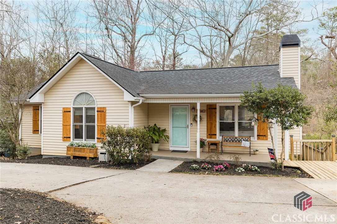 If you're in search of a meticulously maintained and beautifully upgraded residence in Forest Heights at an attractive price, your hunt ends here! Step into the welcoming 140 Timberlane and prepare to be enchanted. The airy, light-filled living room, with its vaulted ceilings, sets the tone for a home that has been thoughtfully enhanced and maintained over the years. The kitchen is a model of efficiency, with ample cabinet space, brand-new stainless steel appliances, and care-free quartz countertops that perfectly complement the serene color scheme of the house. Adjacent to the kitchen is a cozy corner dining area that opens onto a splendid deck, offering serene views of the natural, private backyard—ideal for hosting gatherings and entertaining loved ones.On the left side of the hallway you will find the peaceful primary bedroom, complete with a generously sized ensuite bathroom featuring double vanities with granite countertops and a shower/bath combination, ideal for unwinding after a long day. No detail was overlooked, from the exquisite wallpaper in the closet and laundry area to the tiled accent wall in the master bath and the custom-crafted wood screen adorning the stairways leading to the basement.Continuing on this level, you will find two additional spacious bedrooms and a full bathroom. Hardy bamboo floors complete the space, adding to the home's timeless appeal.As we head downstairs you will find a fully finished daylight basement, offering two sizable bedrooms, two renovated full bathrooms, an art area (which could easily be converted into a kitchenette), and a welcoming family room—perfect for accommodating guests or creating a cozy retreat.Outside, an expansive deck awaits, providing ample space for outdoor seating and al fresco dining and offering a great place to absorb the natural beauty of the surroundings, with the occasional visits from passing deer.Not to be overlooked, the owner—an architect always with a project in mind—has added a great workshop/storage shed in the backyard, offering endless possibilities for its use.Updated and move-in ready, with a new roof, recently installed water heater, and a picturesque lot, this home misses nothing. Come be a part of this vibrant community and be in one of the most convenient locations in town: close to the loop, the Prince Ave corridor with all its shops and restaurants, the Health Sciences Campus and Downtown Athens!