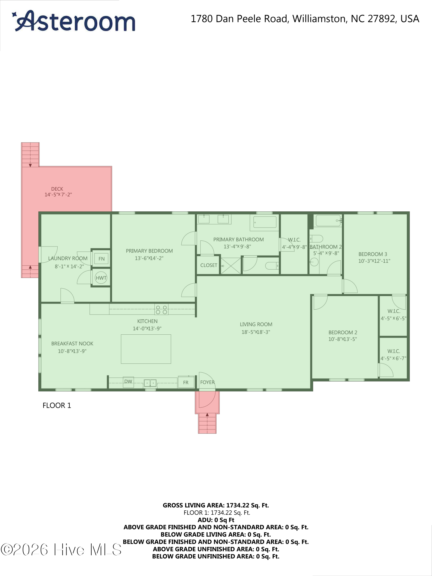 Mobile Home For Sale - 1780 Dan Peele Road<br/> Martin County, Williamston, NC 27892