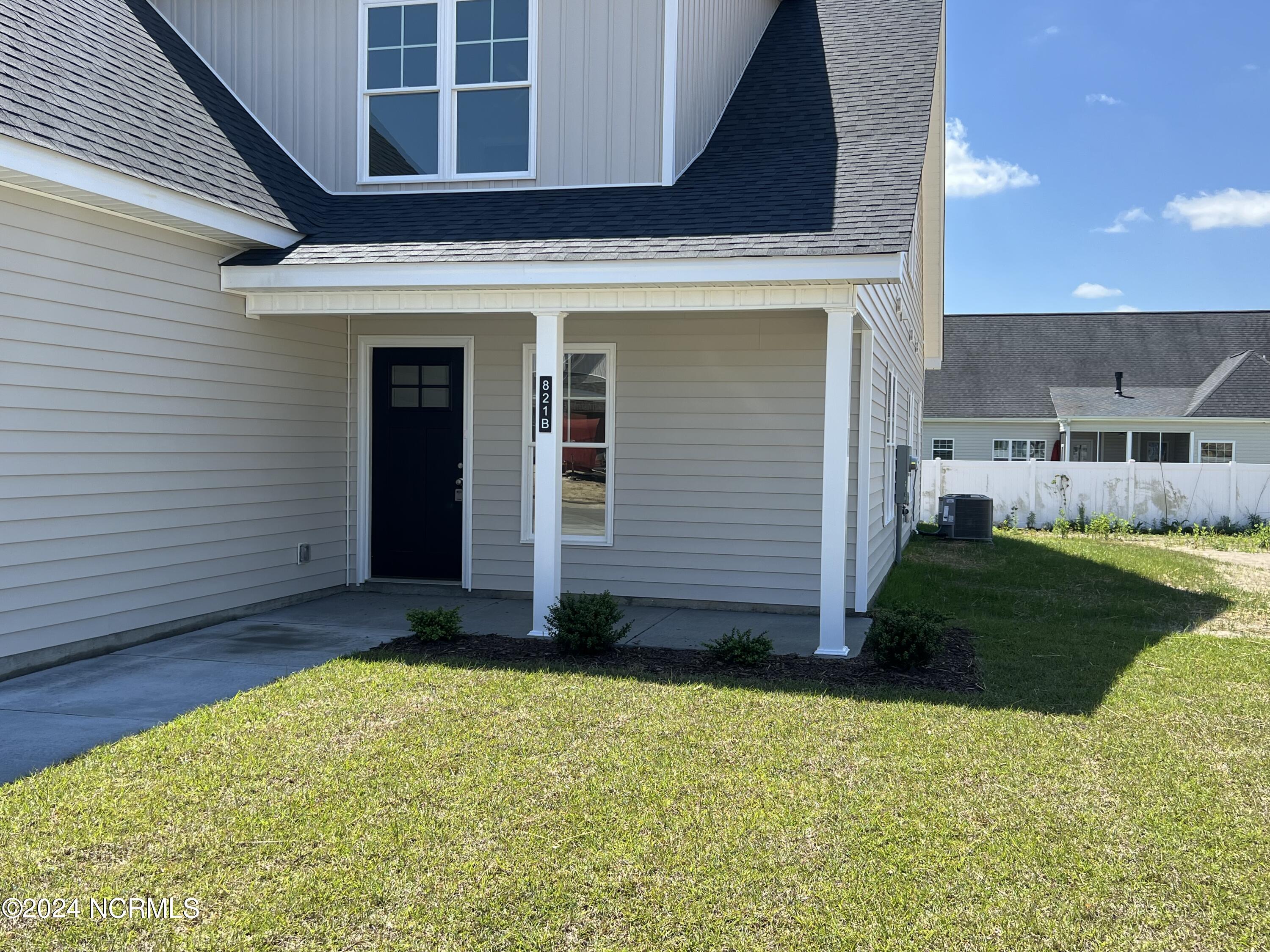 Exterior photo of 821 Sarah Rebecca Drive B, Greenville, NC 27834. MLS: 100599690