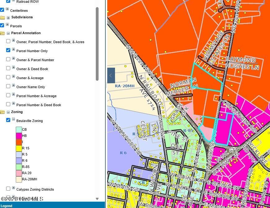 Sharpe Lots- Zoning Map