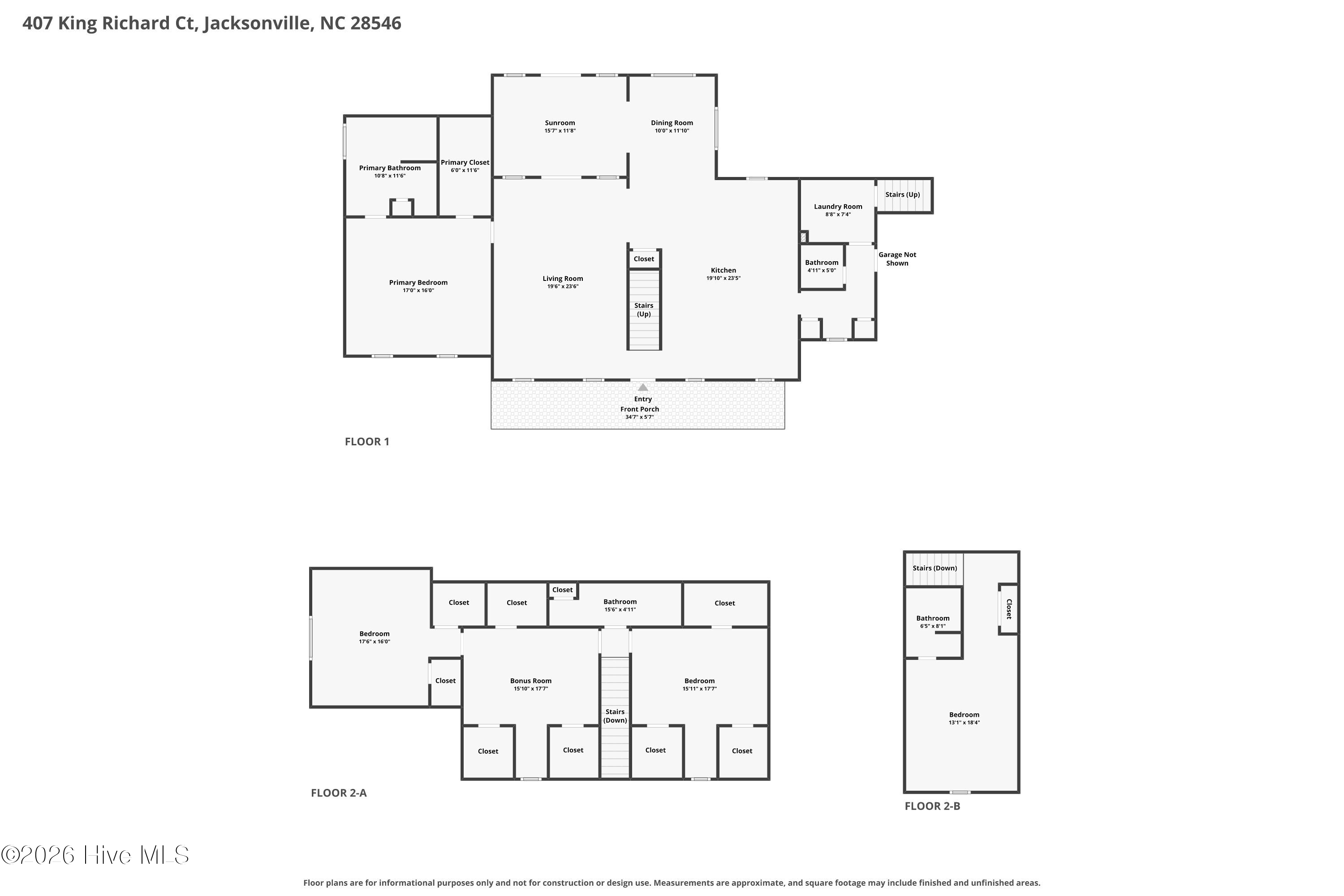 Exterior photo of 407 King Richard Court, Jacksonville, NC 28546. MLS: 100597437