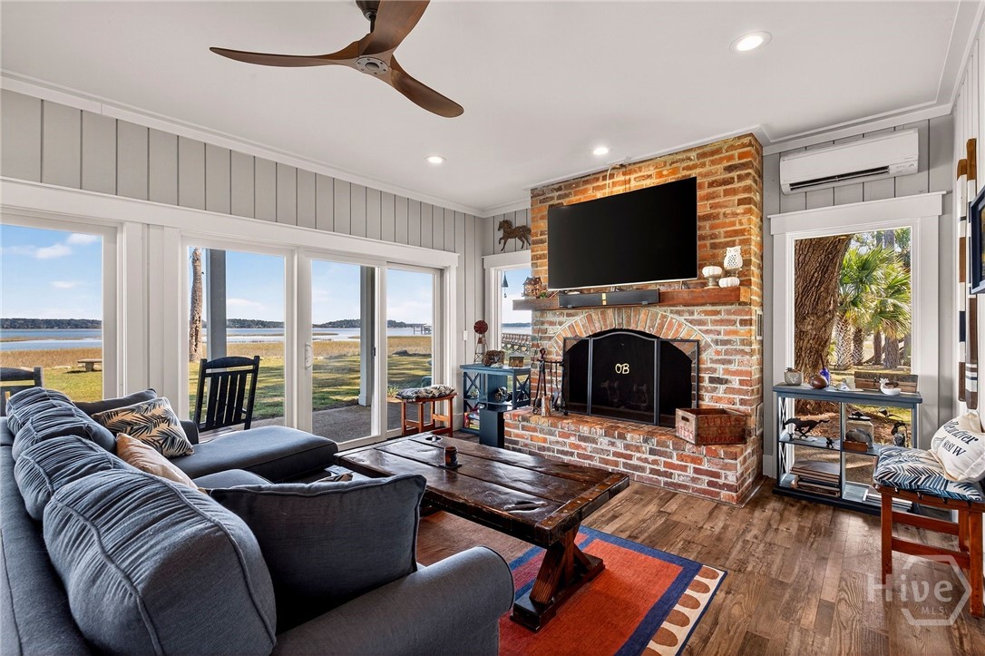 Family Room 1st Story Wood Burning Fireplace