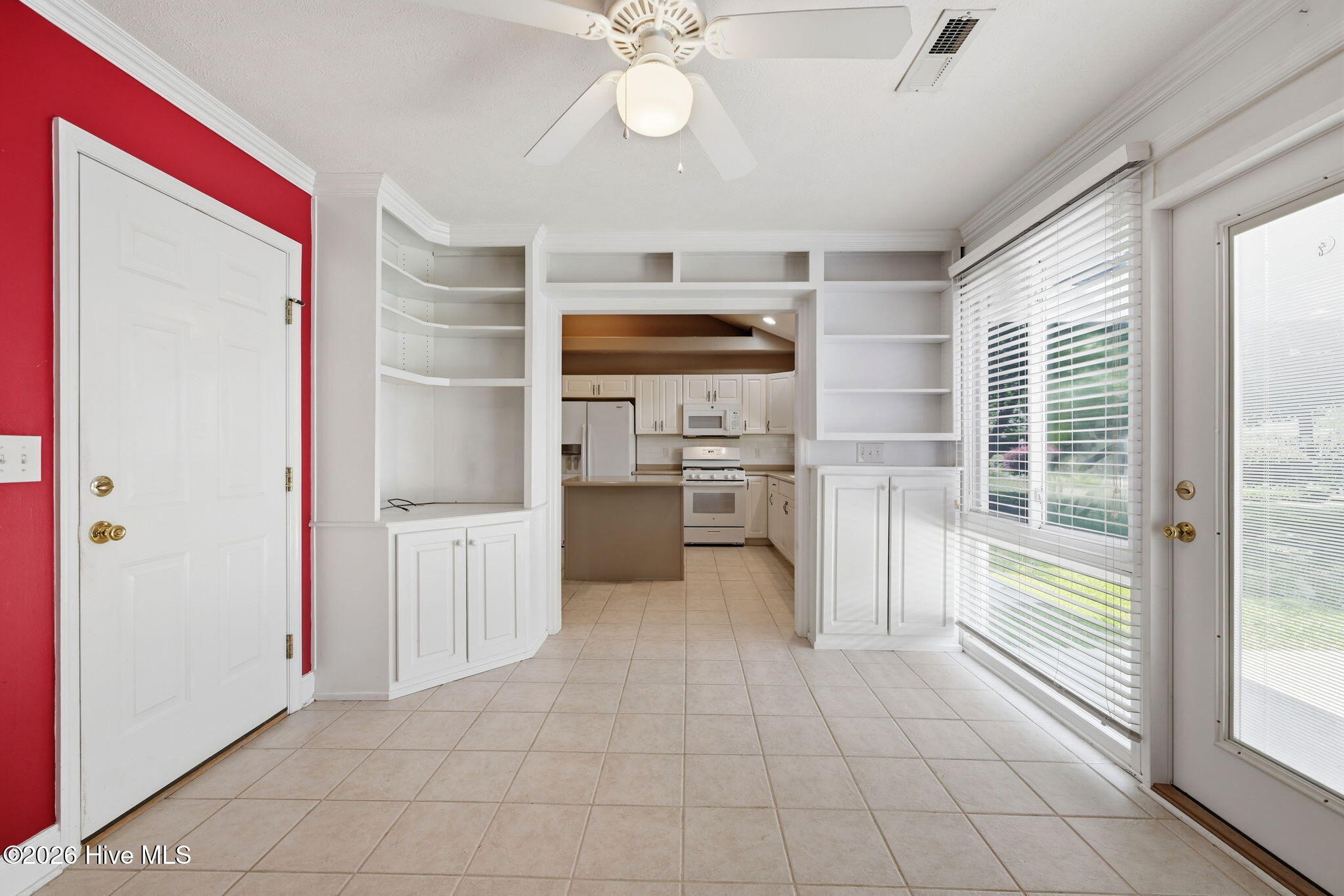 just off kitchen