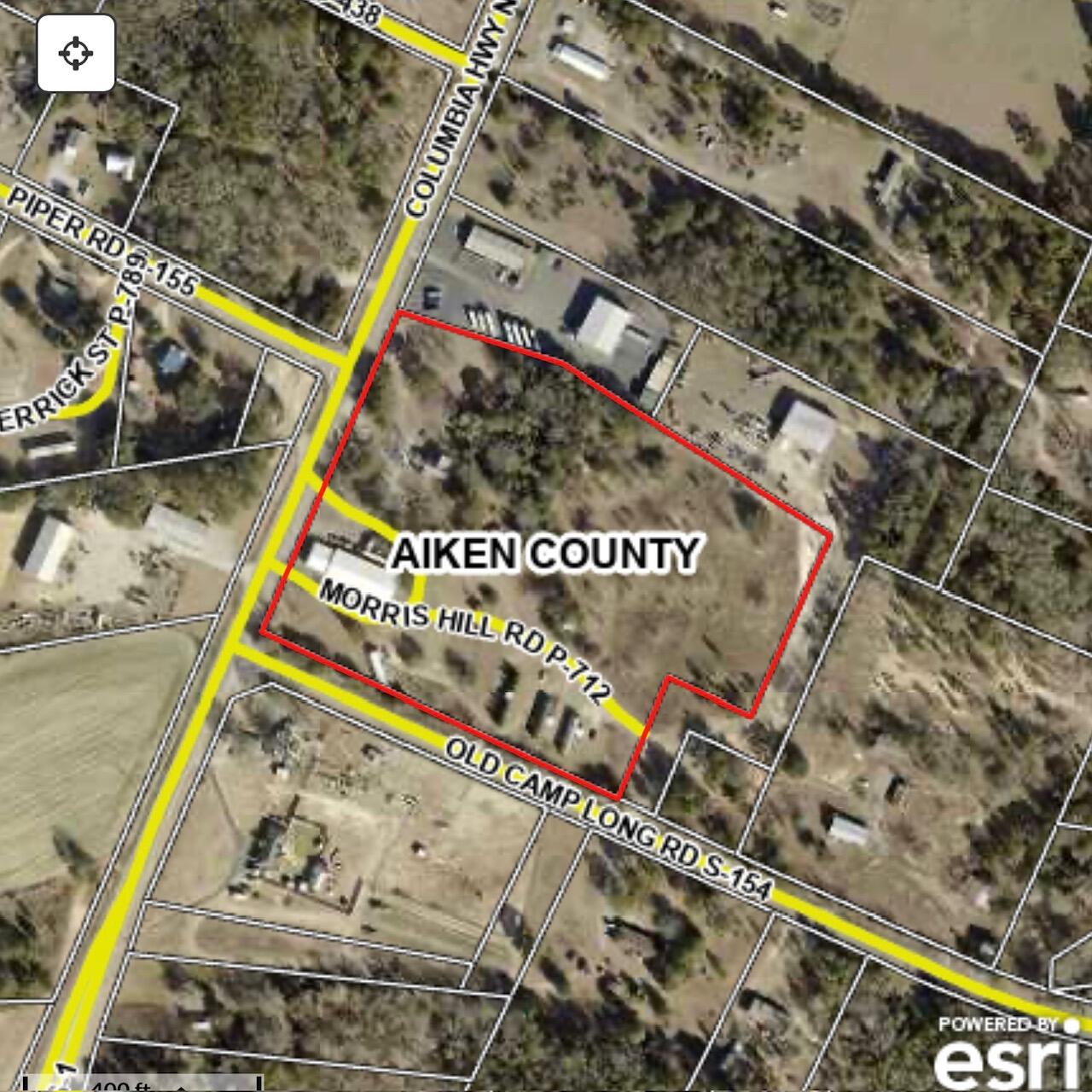 Ariel shot of property via tax records.