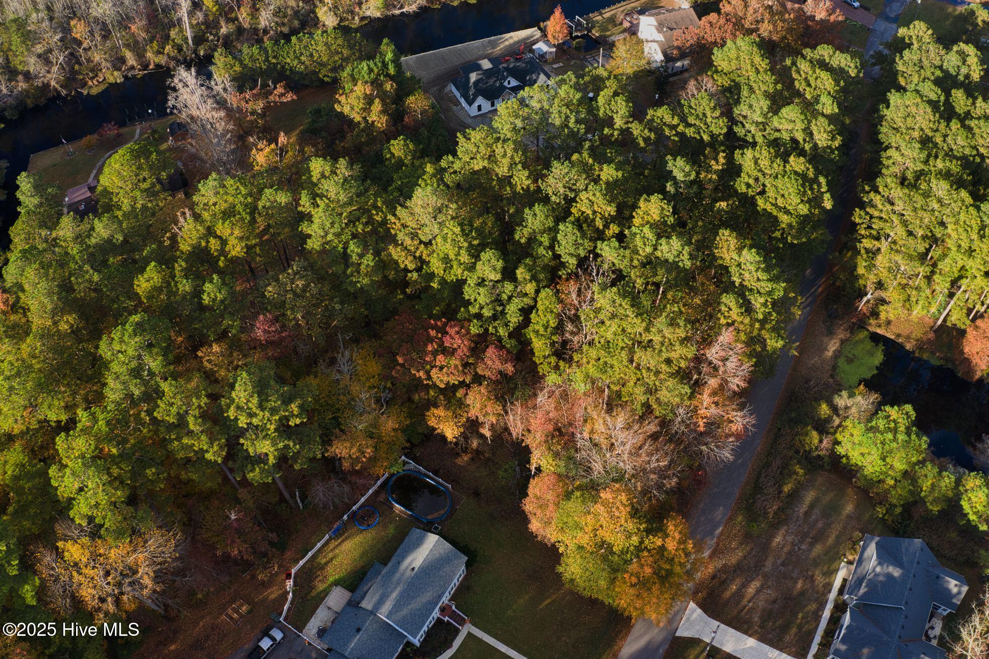 Another Aerial View shows the quaintness of the property.