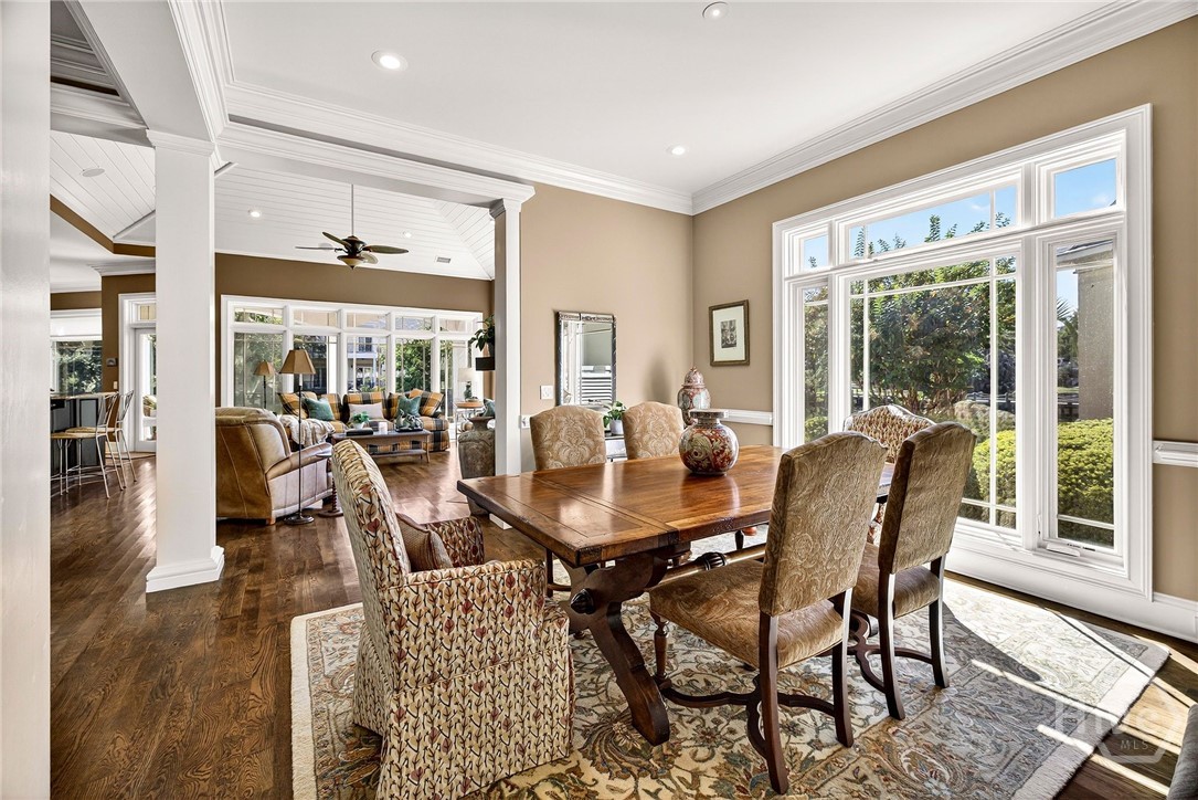 The open floorplan is perfect for entertaining