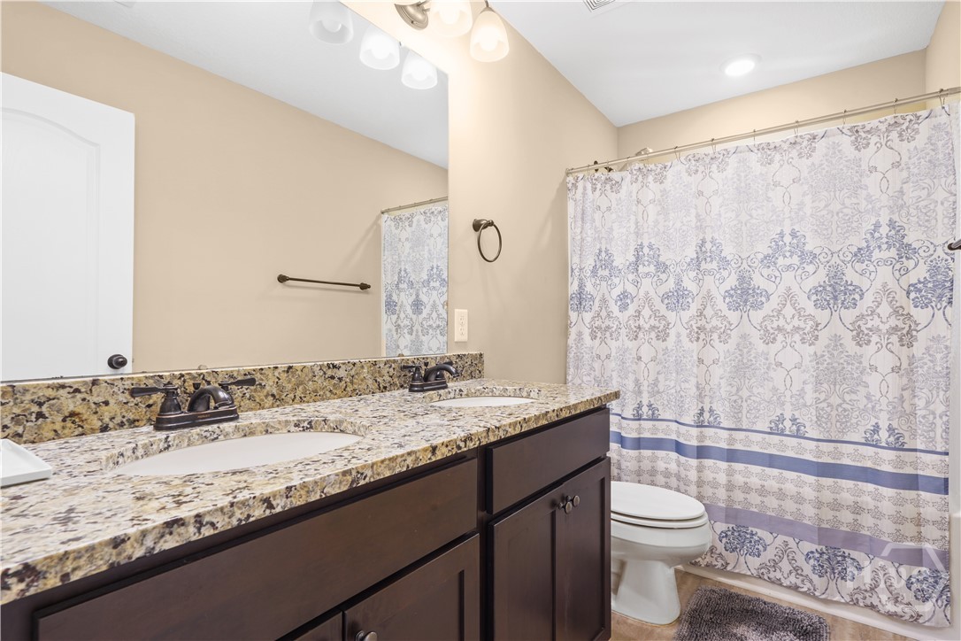 Upstairs Double Vanity Full Guest Bath #2