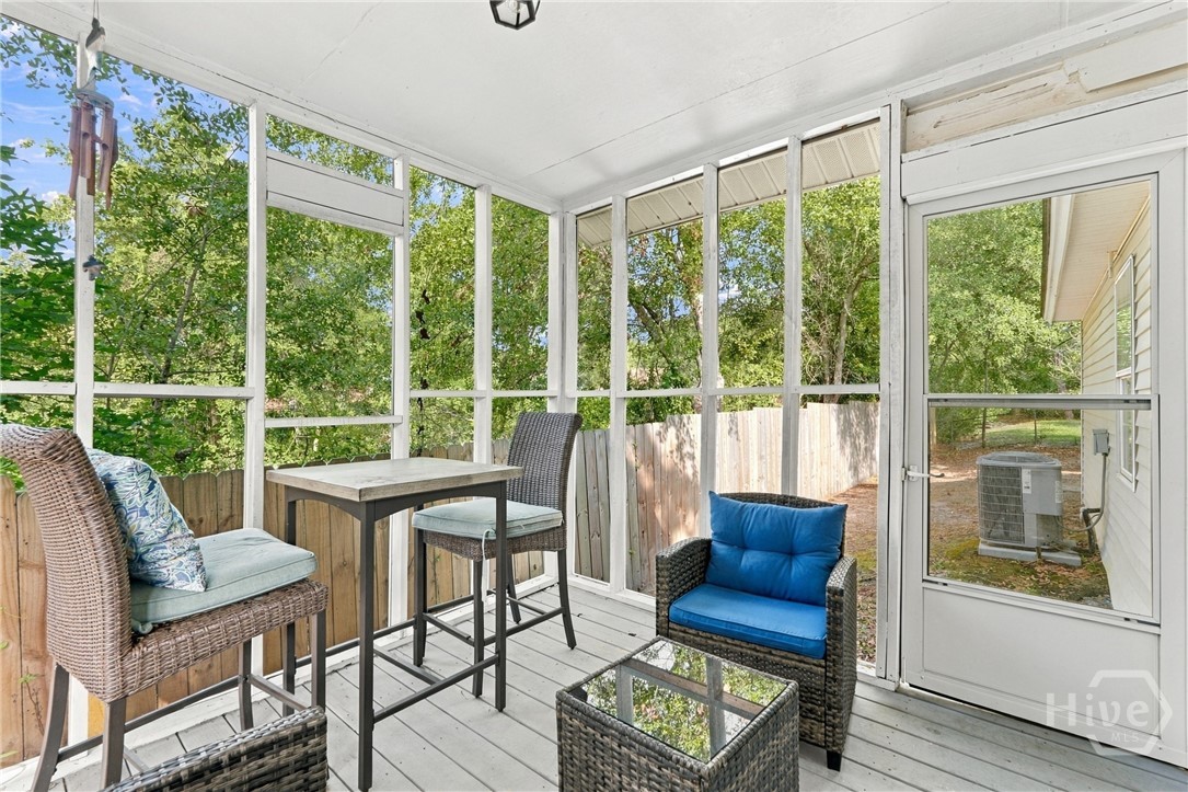 Fully finished Master Bedroom Private Screened Porch