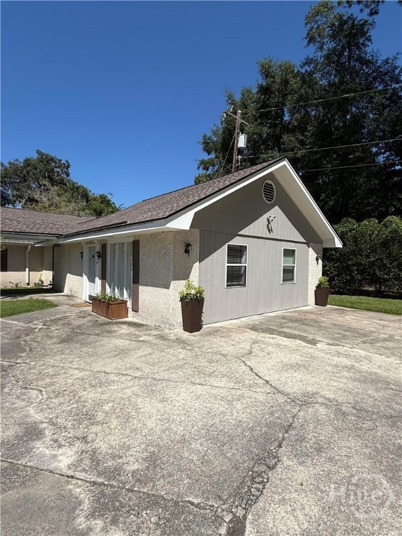 Cottage front and entry