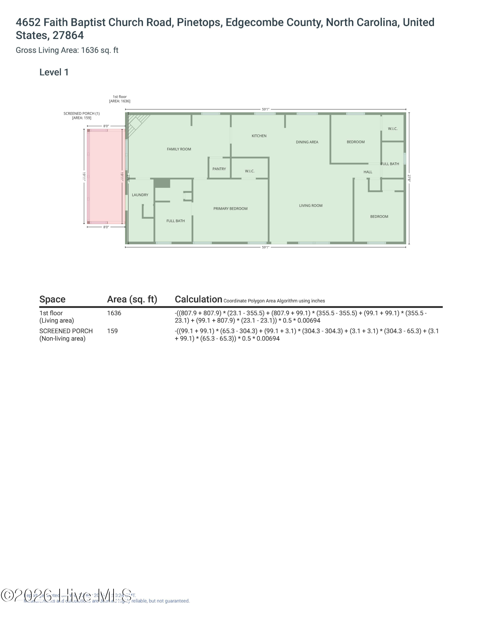 Mobile Home For Sale - 4652 Faith Baptist Church Road<br/> Pinetops, NC 27864